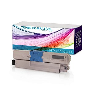 Cartucho de Toner Okidata 44469801 - C330DN C330 C331 MC361 C310 C530 MC362 MC561 Black Compatível para 3.500 Páginas