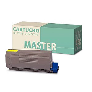 Cartucho de Toner Okidata C830n C830 C830dn C810 - 44059109 Yellow Compatível para 8.000 Cópias