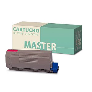 Cartucho de Toner Okidata C830n C830 C830dn C810 - 44059110 Magenta Compatível para 8.000 Cópias