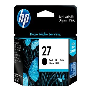 Cartucho para Impressora HP 27 C8727AB Preto Original - Impressoras HP 3420 3520 3550 3320 3425 11ml