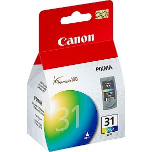 Cartucho para Impressoras Canon IP1800 IP1900 IP2500 IP2600 - Canon CL31 Color Original 13ml