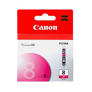 Cartucho para Impressoras Canon IP4500 IP5200 IP6600D MP500 600R - Canon CLI8 Magenta Original 13ml