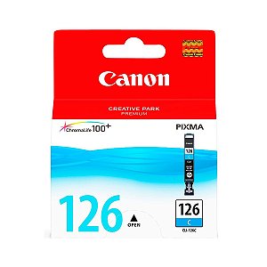 Cartucho para Impressoras Canon IP4810 PRO9000 IX6510 MG5210 - Canon CLI126 Ciano Original 9ml