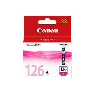 Cartucho para Impressoras Canon IP4810 PRO9000 IX6510 MG5210 - Canon CLI126 Magenta Original 9ml