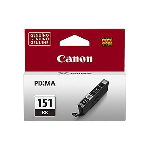 Cartucho para Impressoras Canon IP7210 IP8710 IX6810 MG5510 - Canon CLI151 Black Original 11ml