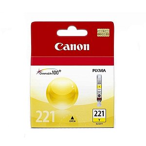 Cartucho para Impressoras Canon MP560 MP620 MP640 MP980 MP990 - Canon CLI-221 Yellow Original 9ml