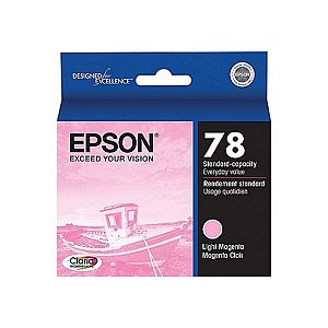 Cartucho para Impressoras Epson R-260 R-380 RX-580 - Epson T 078 Magenta Light Original 12ml