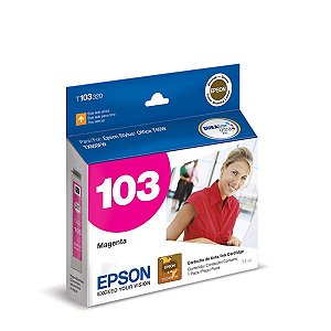 Cartucho para Impressoras Epson T1110 T40W TX600FW TX550FW - Epson T 103 Magenta Original 11ml