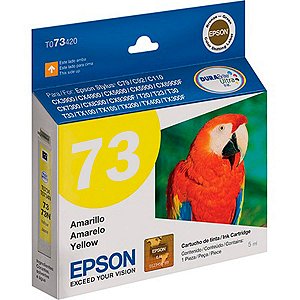Cartucho para Impressoras Epson TX300F CX4900 CX7300 TX200 - Epson T 073 Yellow Original 5ml