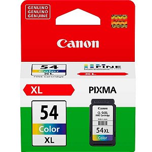 Cartucho Tinta Canon CL-54 XL Tricolor - Canon E481 E401 E461 Original 12,5ml