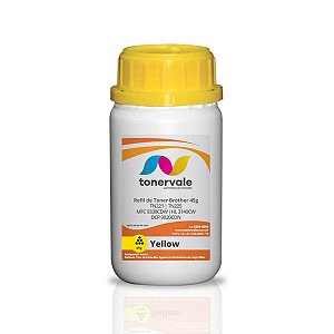 Combo 3 Refil de Toner Brother TN221Y TN225Y Yellow - MFC 9330CDW DCP 9020CDN HL 3140CW de 45g