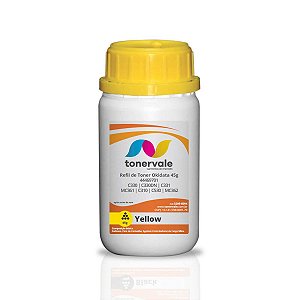 Combo 3 Toner Refil Okidata C330 C330DN C331 MC361 C310 C530 MC362 MC561 - 44469701 Yellow de 45g