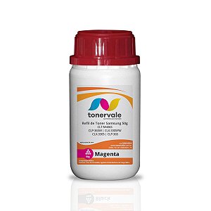 Combo 5 Refil de Toner Samsung CLT-M406S Magenta - CLP-365W CLX-3305FW CLX-3305 CLP-365 de 50g