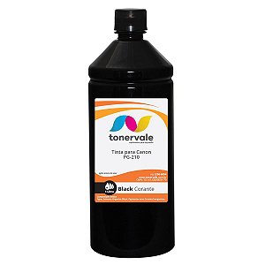 Garrafa de Tinta Canon PG 210 - MP250 MP240 MP260 MP270 MP280 Black Corante de 1 Litro