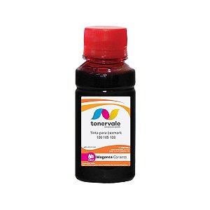 Garrafa De Tinta Lexmark 100 108 105 - S-308 S-305 S-605 S-505 Magenta Corante de 100ml