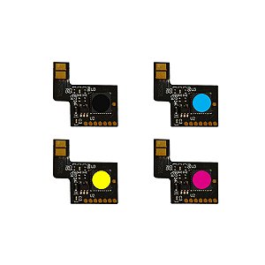 Kit 4 Chip para Toner HP 201A CMYK CF400A CF401A CF402A CF403A 201A - HP M252dw M277dw