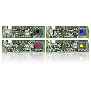 Kit 4 Chip Toner Samsung CLP-365W CLX-3305FW CLX-3305, CLP-365 - CLT-406 CMYK