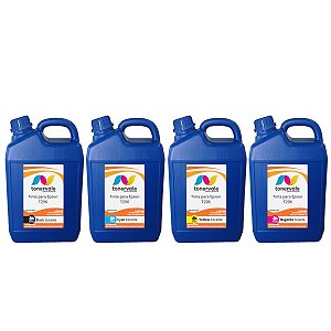 Kit 4 Refil de Tinta Epson XP231 XP431 XP241 XP441 - Epson T296 de 5L