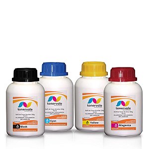 Kit 4 Refil de Toner Brother TN 319 CMYK - HL-L8350CDW L8600CDW L8850CDW L8400CDN de 500g