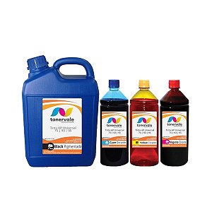 Kit 4 Tinta Para Cartucho HP 74 92 94 Impressora C4480 C3180 C4280 de 8L