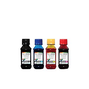 Kit 4 Tinta para Recarga HP 21 27 56 Impressora F4180 2510 1315 J3680 de 100ml QuimiPrime