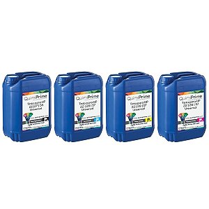 Kit 4 Tinta para Recarga HP 21 27 56 Impressora F4180 2510 1315 J3680 de 20L QuimiPrime