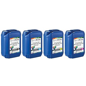 Kit 4 Tinta para Recarga HP 662 122 60 901 Impressora 3050 2050 2546 de 20L QuimiPrime