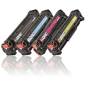 Kit 4 Toner Compatível HP 305A CE410A CE411 CE412 CE413 CMYK - HP PRO 400 M451DN M475DN M451 M451DW M451NW PRO 300