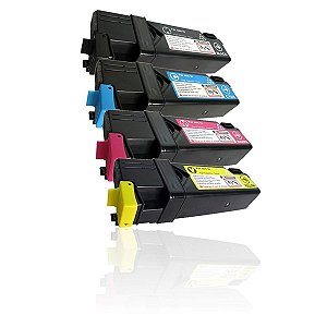Kit 4 Toner Compatível Xerox Phaser 6500 6505 6500N 6505N - 106R01597 594 595 596 CMYK