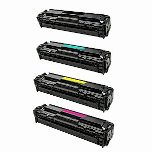 Kit 4 Toner HP CF410A CF411A CF412A CF413A CMYK - M452DW M452DN M477FDW M477FNW M477FDN Compatível