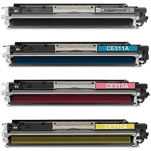 Kit 4 Toner Compatível HP 126A CE310A CE311 CE312 CE313 CMYK - HP CP1025 M175 CP1025NW M175NW M175A