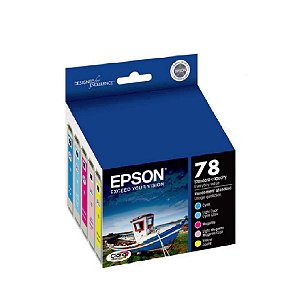 Kit 6 Cartucho Epson R-260 R-380 RX-580 - Epson 078 Black e 078 Color Original