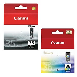 Kit Cartucho de Tinta Canon PGI35 CLI36 - Canon iP-100 iP-110 Original