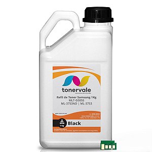 Kit Toner Refil + 8 Chip Toner Samsung D305S - ML-3753ND ML-3753 1kg