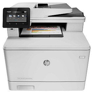 Multifuncional HP M477FDN Laserjet Pro - Cópia Digitalização Fax E-mail