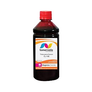 Refil de Tinta Canon CL 146 - MG-2410 MG-2910 MG-3010 MG-2510 Magenta Corante de 500ml