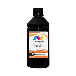 Refil de Tinta Canon PG 145 - MG-2410 MG-2910 MG-3010 MG-2510 Black Corante de 500ml