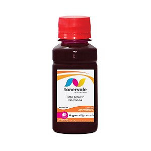 Refil de Tinta para Cartucho HP 935 Magenta - Impressoras HP 6830 E3E02A 6230 E3E03A Pigmentada de 100ml