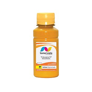 Refil de Tinta para Cartucho HP 935 Yellow - Impressoras HP 6830 E3E02A 6230 E3E03A Pigmentada de 100ml