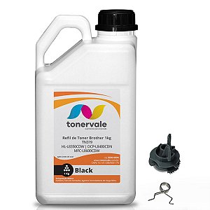 Refil de Toner + 10 Engrenagens Reset Brother TN 319 Preto - HL-L8350CDW L8600CDW L8850CDW L8400CDN de 1kg