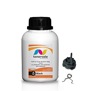 Refil de Toner + 5 Engrenagens Reset Brother TN 319 Black - L8600CDW L8850CDW L8400CDN HL-L8350CDW de 500g