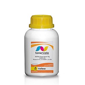 Refil de Toner Xerox Phaser 6110 6110MFP 6110N - 106R01204 Amarelo de 500g