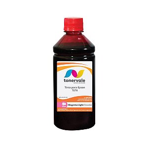 Refil para Cartucho Epson T-0786 - R260 R380 RX580 Magenta Claro Corante de 500ml