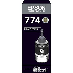 Tinta Epson T7741 - Impressoras L565 M105 M205 L1455 Black Corante Original de 140ml