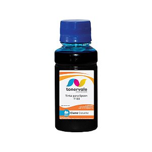 Tinta para Cartucho Epson T133 T133220 AL Ciano - TX135 TX320F TX125 TX420w TX120 Corante de 100ml