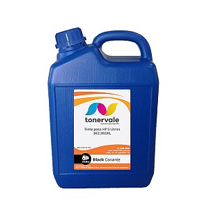 Tinta para Cartucho HP 662 CZ-103AL Black - Impressoras HP 3516 2516 3515 2515 Corante de 5 Litros