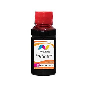 Tinta para Cartucho HP 75 93 95 Impressora HP C4480 C3180 C4280 1510 6830 9800 Corante Magenta de 100ml