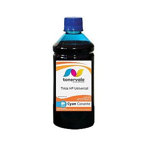 Tinta para Cartucho HP Universal Corante Ciano de 500ml