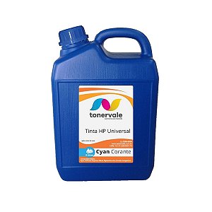 Tinta para Cartucho HP Universal Corante Ciano de 5L