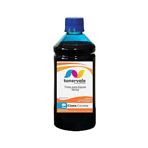 Tinta para Epson T073220AL Impressora Epson TX300F CX4900 CX7300 TX200 Ciano Corante de 500ml